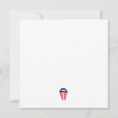 赤白青アメリカ国旗の口 (裏面)