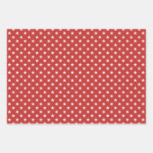 赤白青アメリカ第4回7月スターストライプズ ラッピングペーパーシート (正面2)