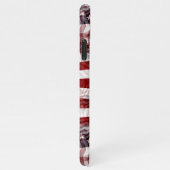 赤白青アメリストライプカ星旗の模様 iPhoneケース (右側)