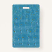 赤白青エンジェルアメリカン国旗の金ゴールドスター バッジ (裏面)