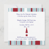 赤白青クリスマスの招待状 招待状 (裏面)