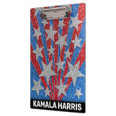 赤白青グリッター先生教室の名前 クリップボード (左)