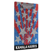 赤白青グリッター先生教室の名前 クリップボード (右)