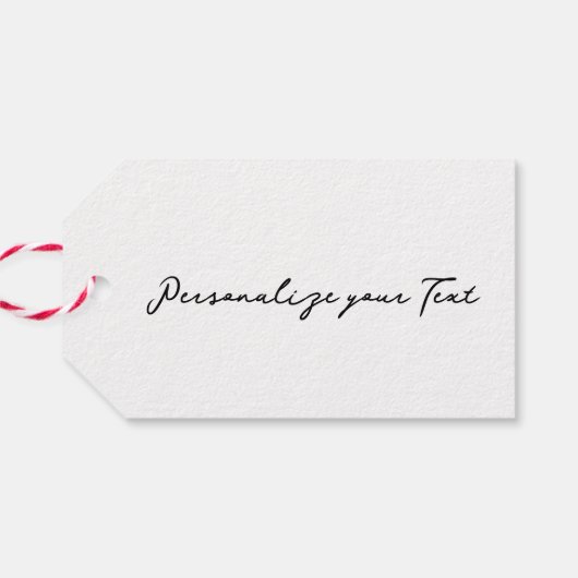 赤白青グリッター愛国米国アメリカ国旗 ギフトタグ (裏面横)