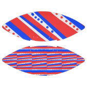 赤白青サークルストライプサッカー アメリカンフットボール (パネル)