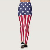 赤白青スストライプターズ米国国旗 レギンス (裏面)