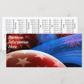 赤白青スターとFireworks 2012カレンダー (正面/裏面)