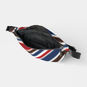 赤白青ストライプ両面プリントファニーパック ファニーパック (見開き)