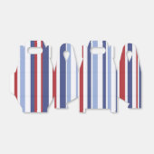 赤白青ストライプ切妻用箱 フェイバーボックス (折り畳みなし)