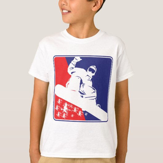 赤白青スノーボア Tシャツ (正面)