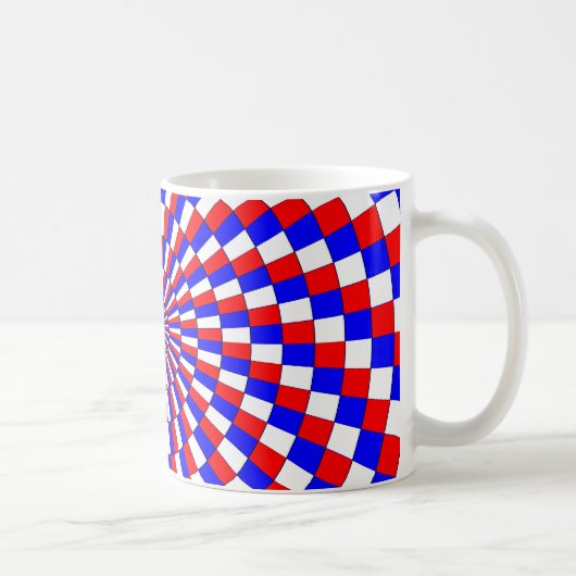 赤白青スパイラルbyケネス・ヨンチッチ コーヒーマグカップ (右)