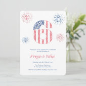 赤白青ツインズ6thバースデーパーティー 招待状 (スタンド正面)