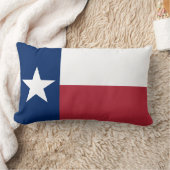 赤白青テキサス州国旗 ランバークッション (ブランケット)
