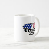 赤白青トランプ2020選挙 コーヒーマグカップ (正面右)