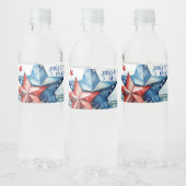 赤白青バーベキュービーチ ペットボトルラベル (ボトル)