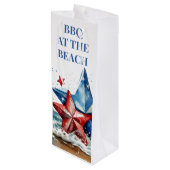 赤白青バーベキュービーチ ワインギフトバッグ (裏面アングル)