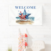 赤白青バーベキュービーチ 横断幕 (インサイチュ)