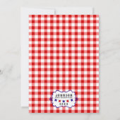 赤白青バーベキュー懇親会バースデーパーティー招待状 セーブザデート (裏面)