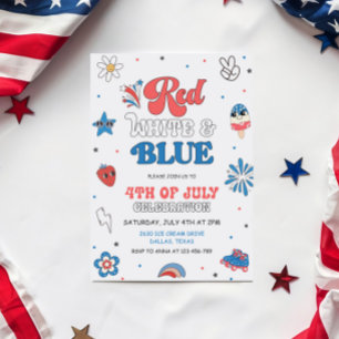 赤白青パーティー、米国のパーティー招待状 招待状