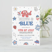 赤白青パーティー、米国のパーティー招待状 招待状 (スタンド正面)