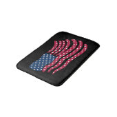 赤白青フラグデザイン バスマット (アングル)