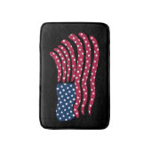 赤白青フラグデザイン バスマット (正面縦)