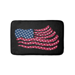 赤白青フラグデザイン バスマット