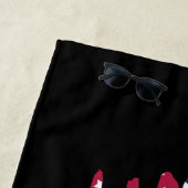 赤白青フラグデザイン ビーチタオル (インサイチュ)