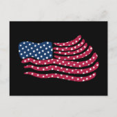 赤白青フラグデザイン ポストカード (正面)