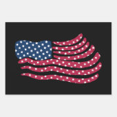 赤白青フラグデザイン ラッピングペーパーシート (正面)