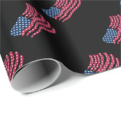 赤白青フラグデザイン ラッピングペーパー (ロールコーナー)