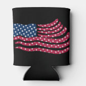 赤白青フラグデザイン 缶クーラー (裏面)