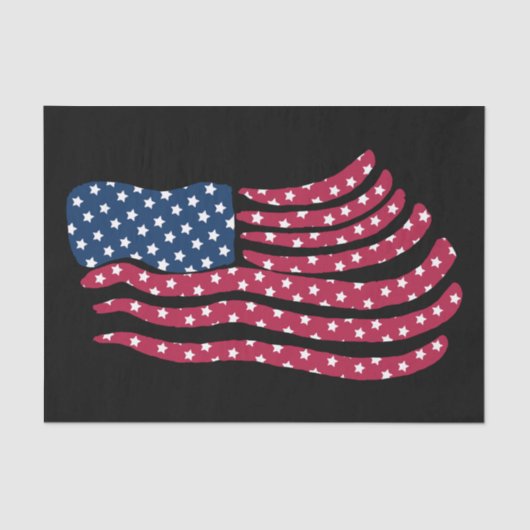 赤白青フラグデザイン 薄葉紙 (正面)