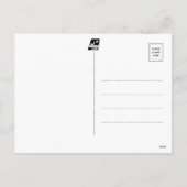 赤白青フラッグ、アメリカ250誕生日 シーズンポストカード (裏面)