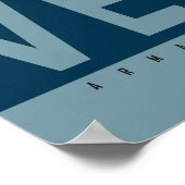 赤白青ポップ・アートのアートチキンポスター – ビーガンAF ポスター (角)