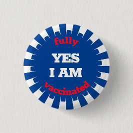 赤白青予防接種ボタン 缶バッジ