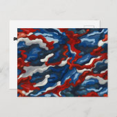 赤白青偽装 ポストカード (正面/裏面)