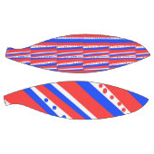 赤白青円のストライプ バスケットボール (パネル)