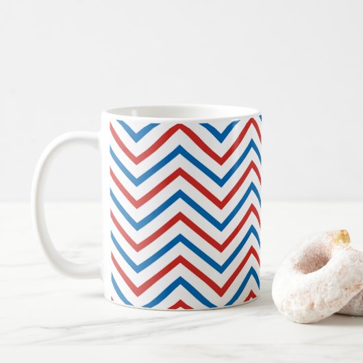 赤白青山形 コーヒーマグカップ (ドーナツ)