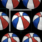 赤白青布 ファブリック (タイル)