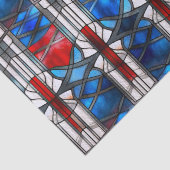 赤白青愛国ステンドグラス7月4日 薄葉紙 (詳細)