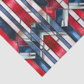 赤白青愛国ステンドグラス7月4日 薄葉紙 (詳細)