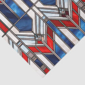 赤白青愛国ステンドグラス7月4日 薄葉紙 (詳細)