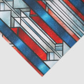 赤白青愛国ステンドグラス7月4日 薄葉紙 (詳細)