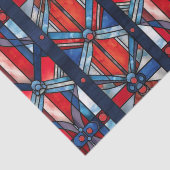 赤白青愛国ステンドグラス7月4日 薄葉紙 (詳細)