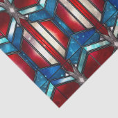 赤白青愛国ステンドグラス7月4日 薄葉紙 (詳細)