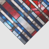 赤白青愛国ステンドグラス7月4日 薄葉紙 (詳細)