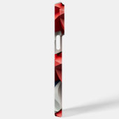 赤白青愛国的なアメリカのスター Case-Mate iPhoneケース (裏面 / 右)