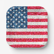 赤白青愛国的なアメリカ合衆国国旗のパーティー