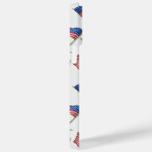 赤白青愛国的なアメリカ国旗 Case-Mate iPhoneケース (裏面 / 右)